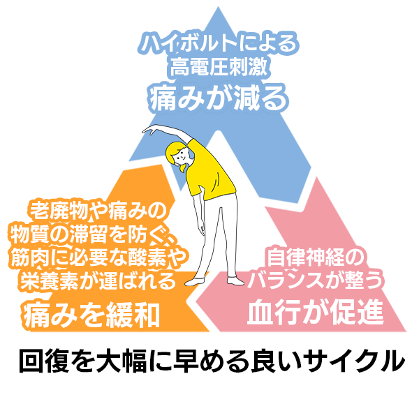 回復速度を大幅に早めてくれる